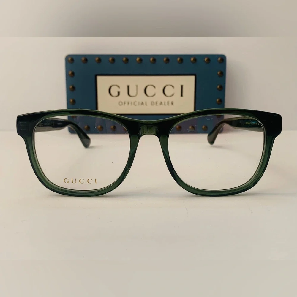 New Authentic Women GUCCI GG0004ON Green 011 Eyelashes
